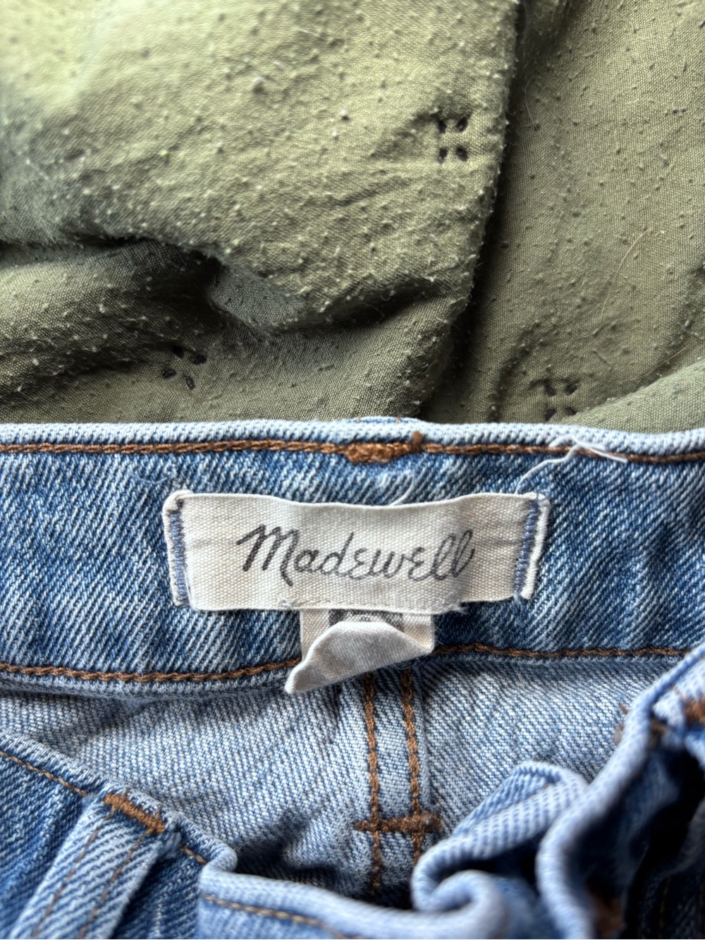Madewell Perfect Vintage Crop Jean Light Blue Wash 26p - Picture 4 of 8